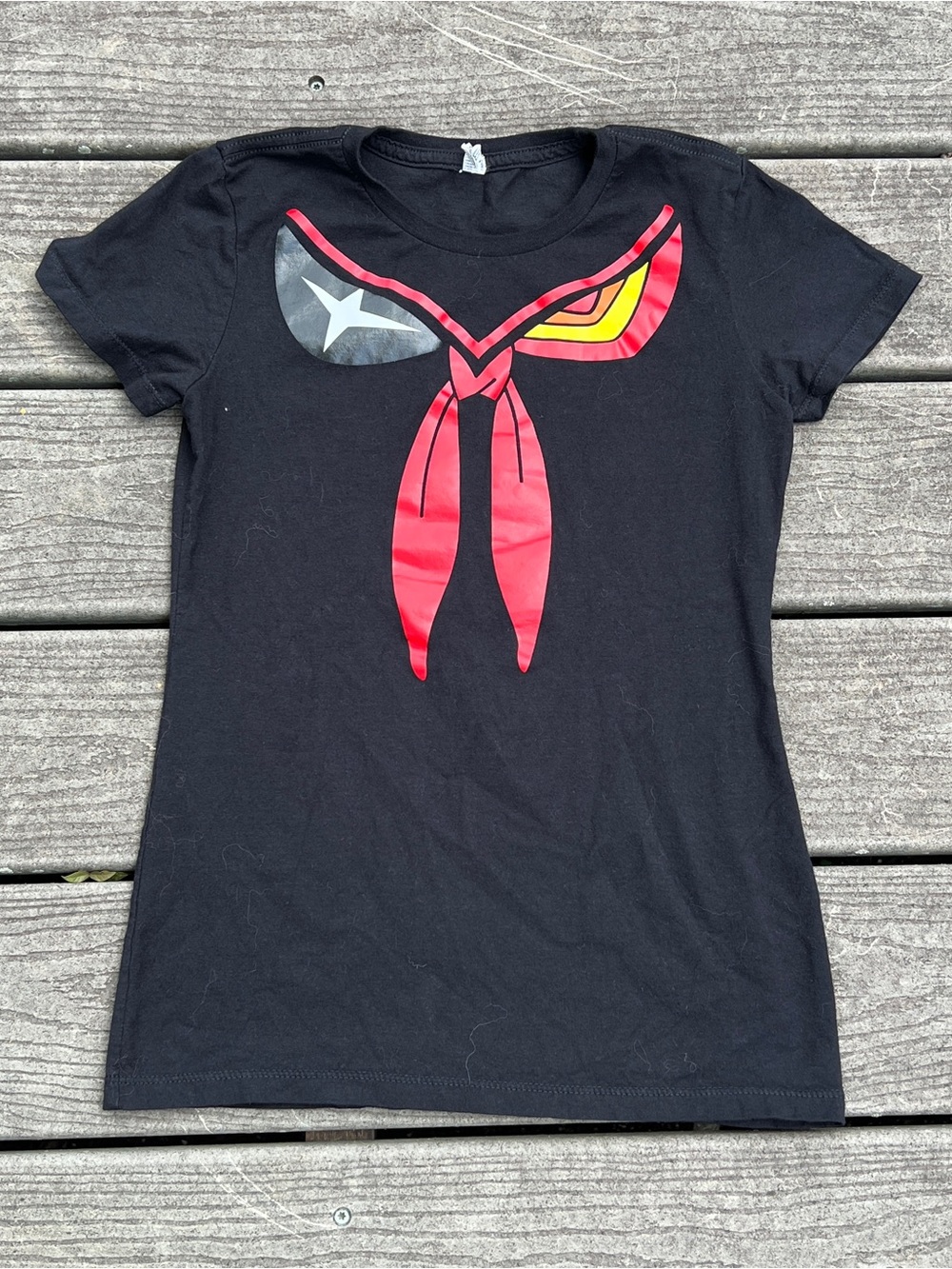 Alstyle: Anime Kill La Kill Shirt Sleeve Top. Juniors Size Medium (Women Small).